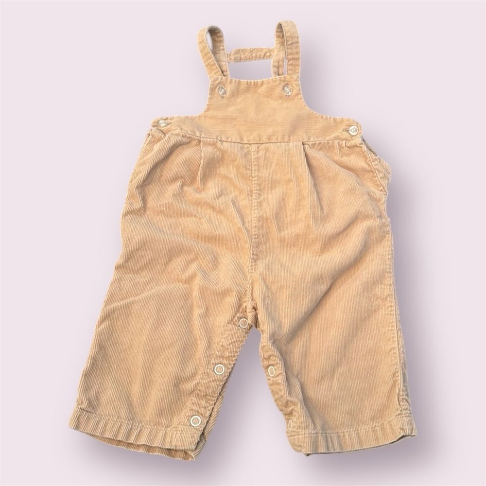 SEARS Vintage Tan Corduroy Overalls